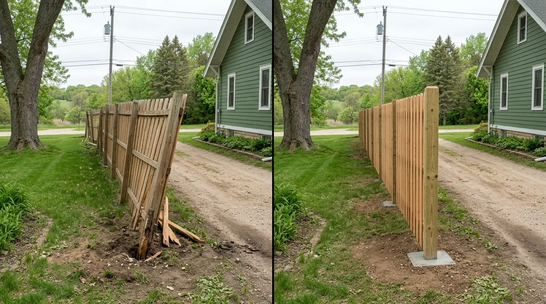 Result fence in Madison - Madison Fence