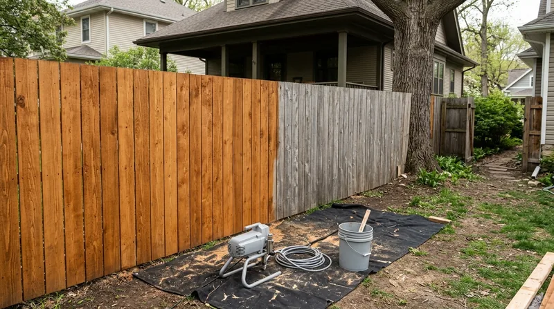 Fence Staining & Restoration Madison